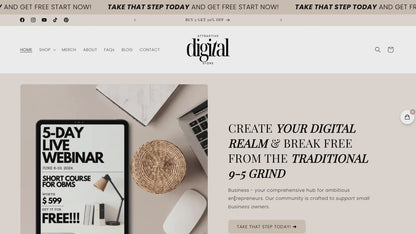 100 Digital Products + Done-for-You Shopify Store – Launch & Sell + Domain + 14-day money-back guarantee - $50 Facebook Ads Included